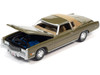 1975 Cadillac Eldorado Tarragon Gold Metallic with Rear Section Roof Sandalwood Tan Luxury Cruisers Limited Edition 14910 pieces Worldwide 1/64 Diecast Model Car Auto World 64352-AWSP098A