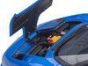 Bugatti EB110 SS Super Sport French Racing Blue Silver Wheels 1/18 Model Car Autoart 70917