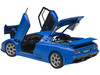 Bugatti EB110 SS Super Sport French Racing Blue Silver Wheels 1/18 Model Car Autoart 70917