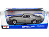 1971 Chevrolet Camaro Gray with Black Stripes Special Edition 1/18 Diecast Model Car Maisto 31131gry