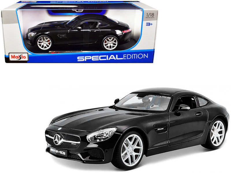 Mercedes Benz AMG GT Black Metallic Special Edition 1/18 Diecast Model Car Maisto 31398bk