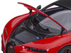 2019 Bugatti Chiron Sport Italian Red Carbon Black 1/18 Model Car Autoart 70996