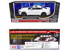 2018 Ford Mustang GT Police Car Unmarked Plain White Law Enforcement and Public Service Series 1/24 Diecast Model Car Motormax 76979w