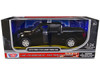 2019 Ford F-150 Lariat Crew Cab Pickup Truck Unmarked Plain Black Law Enforcement and Public Service Series 1/24 Diecast Model Car Motormax 76981bk