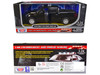 2019 Ford F-150 Lariat Crew Cab Pickup Truck Unmarked Plain Black Law Enforcement and Public Service Series 1/24 Diecast Model Car Motormax 76981bk
