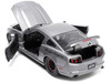 2010 Ford Mustang GT Gray Metallic with Flames Ford Motor Company Bigtime Muscle Series 1/24 Diecast Model Car Jada 34039