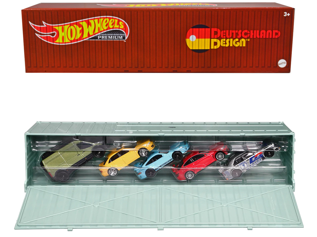 Diecast Model Cars wholesale toys dropshipper drop shipping 2022  Deutschland Design 5 piece Set with Container Car Culture Series Hot Wheels  HFF41 drop shipping wholesale drop ship drop shipper dropship dropshipping  toys