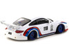 997 Old & New Body Kit #118 White with Red and Blue Stripes Spyder Hobby64 Series 1/64 Diecast Model Car Tarmac Works T64-TL053-WRB
