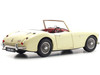 Austin Healey 3000 Mk-1 BN7 Convertible RHD Right Hand Drive English White 1/18 Diecast Model Car Kyosho 08149EW