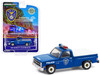 1981 Chevrolet C-10 Custom Deluxe Pickup Truck Blue with White Truck Bed Cover Conrail Consolidated Rail Corporation Police Hobby Exclusive 1/64 Diecast Model Car Greenlight 30278