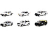 Hot Pursuit Set of 6 Police Cars Series 41 1/64 Diecast Model Cars Greenlight 42990SET