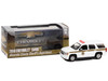 2010 Chevrolet Tahoe White with Gold Stripes Absaroka County Sheriff's Department 1/43 Diecast Model Car Greenlight 86624
