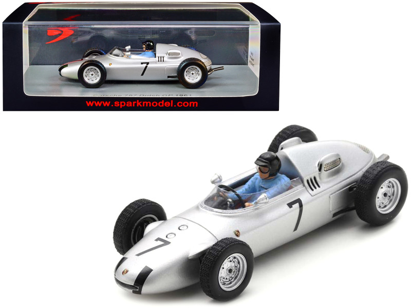 Porsche 787 #7 Dan Gurney Formula One F1 Dutch GP 1961 1/43 Model Car Spark S1947