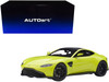 2019 Aston Martin Vantage RHD Right Hand Drive Lime Essence Green Carbon Top 1/18 Model Car Autoart 70279