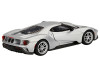 Ford GT Ingot Silver Metallic Limited Edition 2400 pieces Worldwide 1/64 Diecast Model Car True Scale Miniatures MGT00340