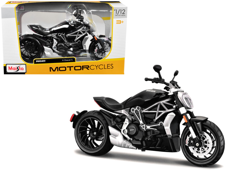 Ducati X Diavel S Black 1/12 Diecast Motorcycle Model Maisto 31101bk