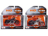 Harley-Davidson Motorcycles 6 piece Set Series 41 1/18 Diecast Models Maisto 31360-41