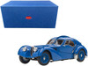 1938 Bugatti Type 57SC Atlantic Metal Wire Spoke Wheels Blue 1/43 Diecast Model Car Autoart 50947
