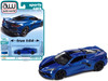 2020 Chevrolet Corvette Elkhart Lake Blue Metallic Sports Cars Limited Edition 1/64 Diecast Model Car Auto World 64362-AWSP103B