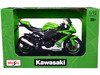 2010 Kawasaki Ninja ZX-10R Green Plastic Display Stand 1/12 Diecast Motorcycle Model Maisto 32709