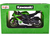 2010 Kawasaki Ninja ZX-10R Green Plastic Display Stand 1/12 Diecast Motorcycle Model Maisto 32709