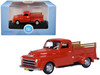1948 Dodge B-1B Pickup Truck Red 1/87 HO Scale Diecast Model Car Oxford Diecast 87DP48001