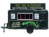 Mobile Food Trailer M. Manze Eel and Pie House - Peckham 1/87 HO Scale Diecast Model Oxford Diecast 87TR018