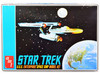 Skill 2 Model Kit U.S.S. Enterprise NCC-1701 Space Ship Star Trek 1/650 Scale Model AMT AMT1296