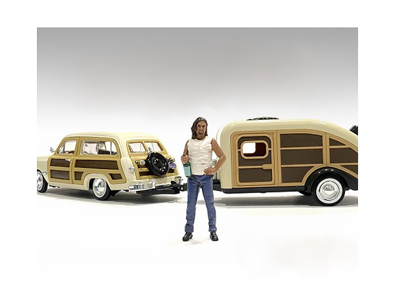 Campers Figure 3 1/18 Scale Models American Diorama 76336
