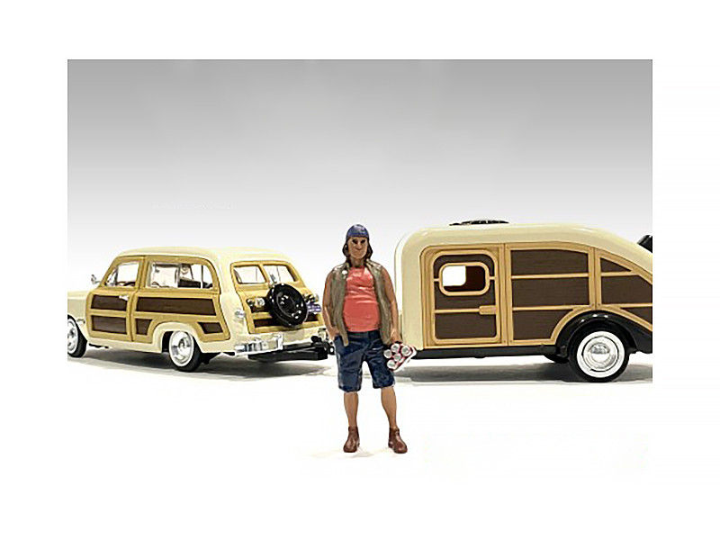Campers Figure 2 1/24 Scale Models American Diorama AD76435