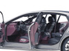 Lexus LS500h Manganese Luster Gray Metallic Crimson Black Interior 1/18 Model Car Autoart 78867