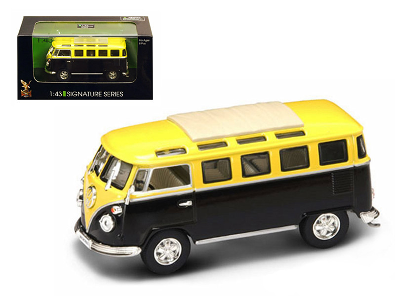 1962 Volkswagen Microbus Van Bus Yellow/Black 1/43 Diecast Car
Road Signature 43209
