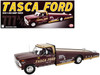 1970 Ford F-350 Ramp Truck Burgundy Gold Tasca Ford Limited Edition 500 pieces Worldwide 1/18 Diecast Model Car ACME A1801415