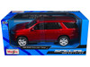 2021 Chevrolet Tahoe Red Metallic Sunroof 1/24 Diecast Model Car Maisto 31533