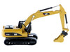 CAT Caterpillar 320D L Hydraulic Excavator Multiple Work Tools Operator High Line Series 1/87 HO Scale Diecast Model Diecast Masters 85652