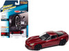2012 Chevrolet Corvette Z06 Crystal Red Metallic Classic Gold Collection Series Limited Edition 12240 pieces Worldwide 1/64 Diecast Model Car Johnny Lightning JLCG029-JLSP245A