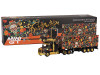 Western Star 49X 40 Ft Container Dia de los Muertos Day of the Dead Black Graphics 1/64 Diecast Model True Scale Miniatures MGT00400L