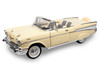 1957 Chevrolet Bel Air Convertible Cream 1/18 Diecast Model Car Road Signature 92108