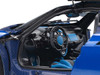 Pagani Huayra BC Blu Francia Candy Blue Carbon Accents 1/18 Model Car Autoart 78277