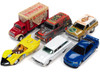 Pop Culture 2022 Set 6 Cars Release 2 1/64 Diecast Model Cars Johnny Lightning JLPC007