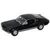 1967 Ford Mustang GTA Fastback Black 1/18 Diecast Model Car Maisto 31166