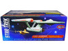 Skill 2 Model Kit Star Trek U.S.S. Enterprise S.S. Botany Bay The Original Series Space Seed Edition Snap-Together 1/1000 Scale Model Polar Lights POL908M
