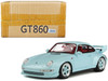 1996 Porsche 911 933 GT Coppa Florio Blue Red Interior 1/18 Model Car GT Spirit GT860