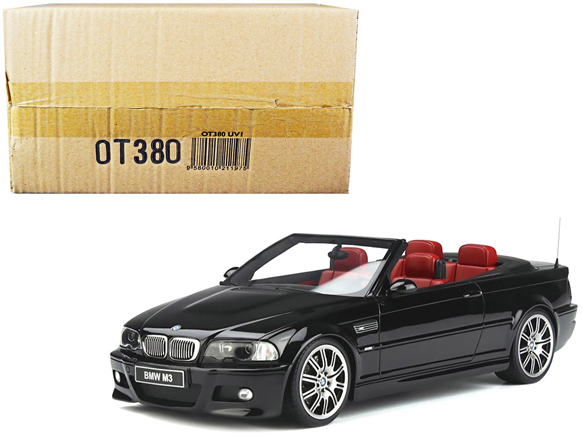 Diecast Model Cars wholesale toys dropshipper drop shipping 2004 BMW M3 E46  Convertible Jet Black Limited Edition 3000 pieces Worldwide 1/18 Otto  Mobile OT380 drop shipping wholesale drop ship drop shipper dropship