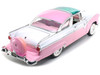1955 Ford Crown Victoria Pink 1/18 Diecast Model Car Road Signature 92138