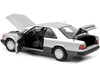 1990 Mercedes-Benz 300 CE-24 Coupe Silver Metallic Black 1/18 Diecast Model Car Norev 183880