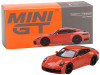 Porsche 911 992 Carrera 4S Lava Orange Limited Edition 3000 pieces Worldwide 1/64 Diecast Model Car True Scale Miniatures MGT00371