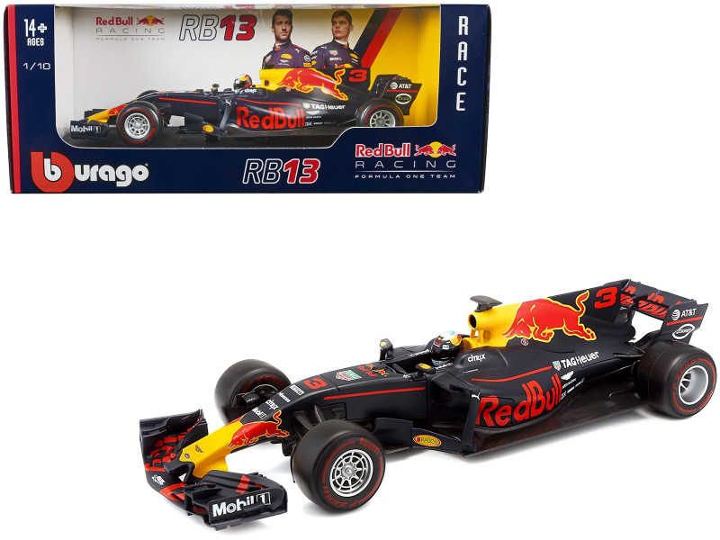 Renault Red Bull Racing TAG Heuer RB13 #3 Daniel Ricciardo Formula One F1 1/18 Diecast Model Car Bburago 18002DR