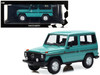 1980 Mercedes-Benz G-Model SWB Turquoise Black Stripes Limited Edition 504 pieces Worldwide 1/18 Diecast Model Car Minichamps 155038001