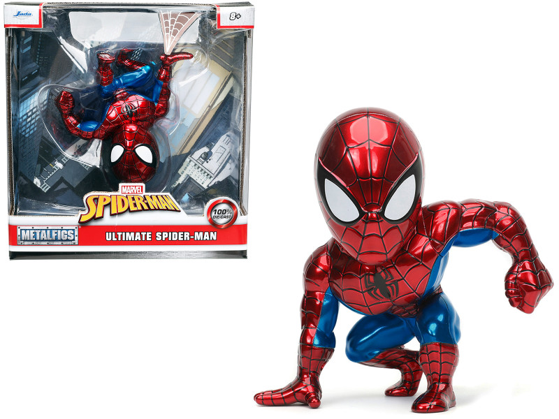 Ultimate Spider-Man 5" Diecast Figure Marvel's Spider-Man Metalfigs Series Jada 32866